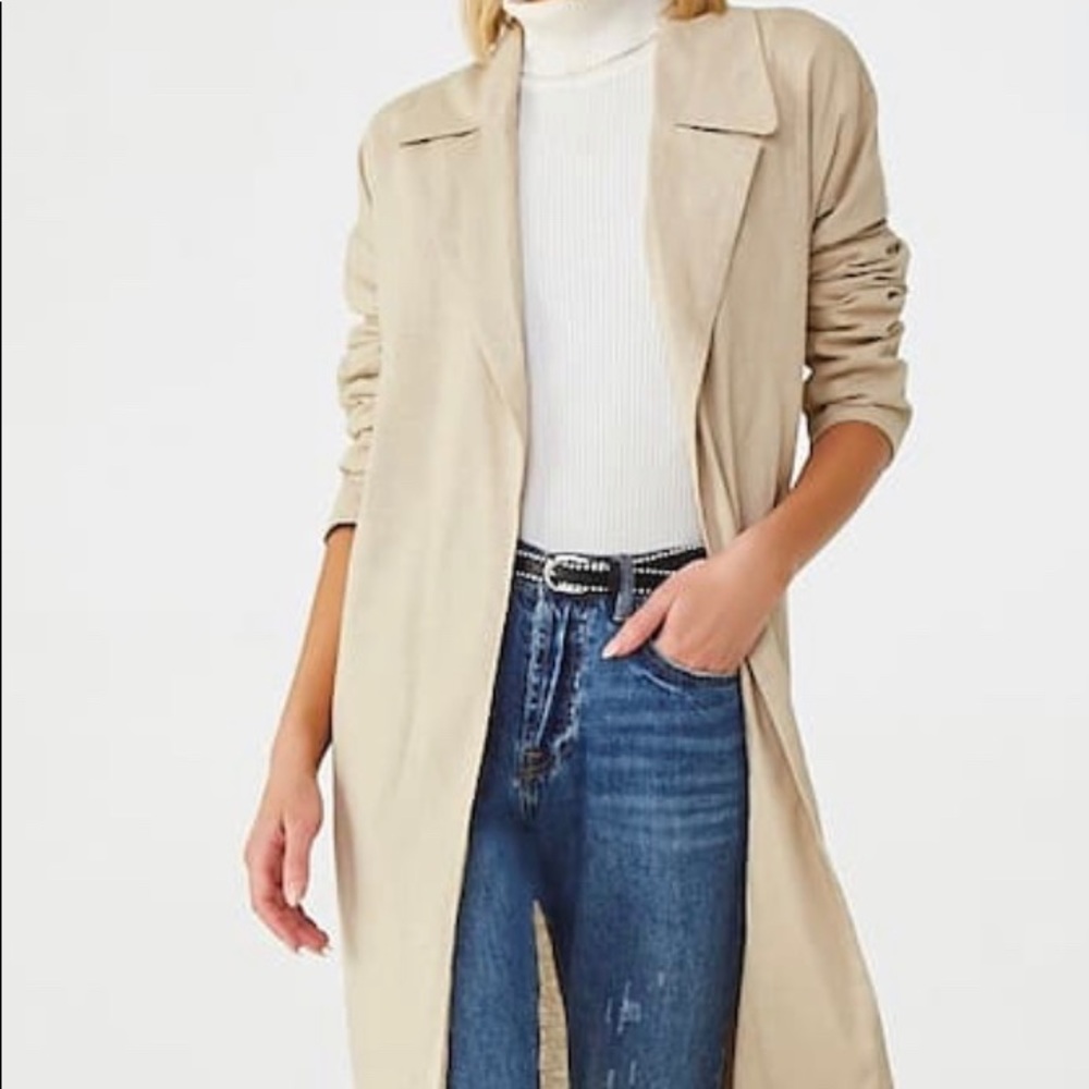 Forever 21 Taupe Trench Coat